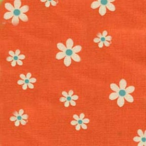 Sanibel - Orange Small Flowers All Over